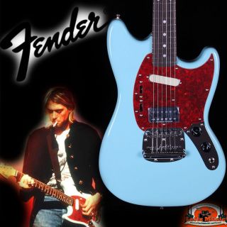 Fender Kurt Cobain Signature Mustang Sonic Blue Artist Model Electric 