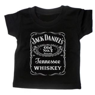 Baby T shirt JACK DANIELS WHISKY BOY   GIRL ROCK GIFT FATHERS DAY 