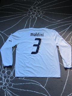 06 ITALY MALDINI authentic genuine soccer jersey [XL] football shirt 