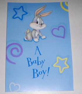 Baby Looney Tunes   A Baby Boy What A Joy Congratulations New Baby 