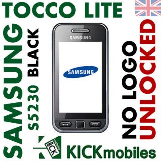 BNIB 3G SAMSUNG TOCCO LITE AVILA S5230 UNLOCKED BLACK