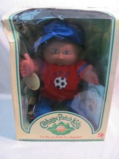 New Cabbage Patch Kids Brent Mario African American Boy Black Hair 