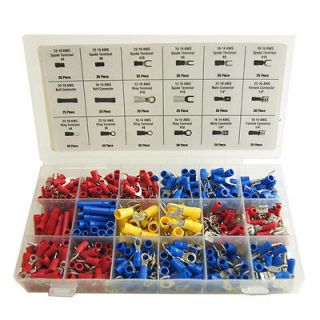  Wire Terminal Assortment Kit   Auto Wiring Spade Butt Ring Connector