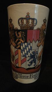 Pickelhaube, Original German Mettlach Beaker, BAYERN