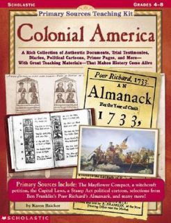 Colonial America by Karen Baicker 2002, Paperback, Teachers Edition 