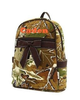 Personalized Quilted Large Diaper Bag Dance Gym Backpack Camouflage