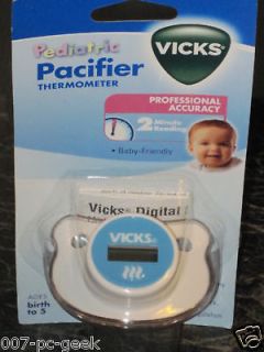 Sealed Vicks Baby Pediatric Digital Pacifier Thermometer V925P 50925 