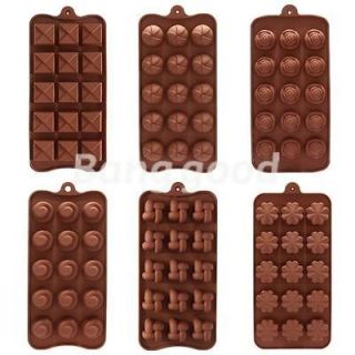 Chocolate Cake Cookie Muffin Candy Jelly Baking Silicone Mould Mold 