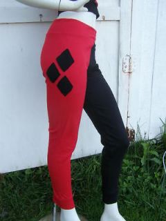 Harley Quinn Batman S XL costume Cosplay Pants Arkham DC DiY City