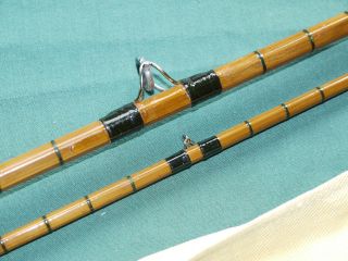 JJS Walker Bampton 2 piece split cane trout fly fishing rod in 