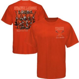 Syracuse Orange Bad to the Bone Lacrosse T Shirt   Orange