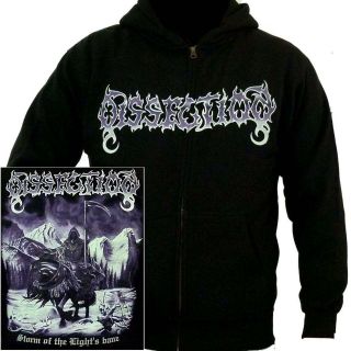 DISSECTION Storm Of Lights Bane Official ZIP HOODIE M L XL Hooded 