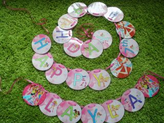 Winx Club SMALL Happy Birthday Banner WITH Name* & Age