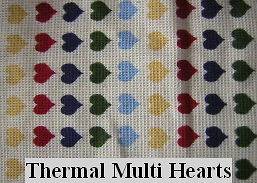 MULTI COLOR HEARTS THERMAL Knit PJ SHIRT ITALIAN GREYHOUND CHINESE 