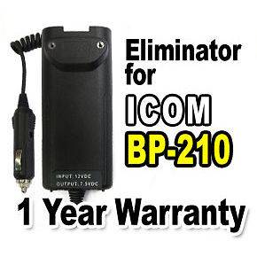 Battery Eliminator for ICOM IC V8 IC F3GT IC F11S IC F121 IC F21 IC 