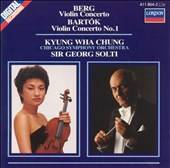 Berg Bartók Violin Concertos by Kyung Wha Chung CD, Decca USA