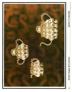 X492 Bead PATTERN Book ONLY Beaded Fantasies Book III Christmas 