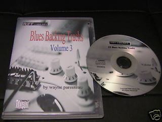 15 Blues Guitar Backing Tracks Vol 3 CD   lessons