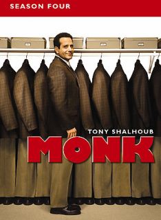 Monk   Season 4 DVD, 2006, 4 Disc Set