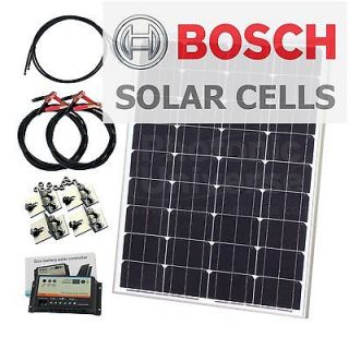 80 watt solar panel kit (for 2x12V batteries) motorhome, camper 