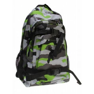 DC Enroll Backpack Lime Green/Camo Mens