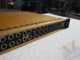 Gold Edition ADC Pro Patch Patchbay Rackmount Unit 24x2 Audio Panel 1 