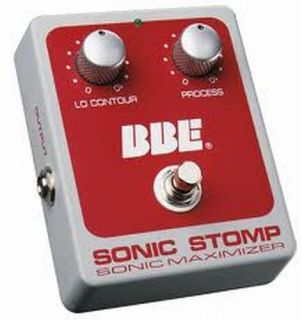 BBE Sound Sonic Stomp Maximizer Pedal for Guitars, Basses and 