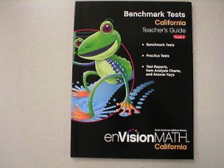   Math Grade 2 California ed Benchmark Tests Teachers Guide 0328344443