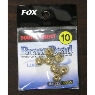 FOX Brass Ball Bead Sinker Weight /Texas Rig Worm Fishing Antirust #10