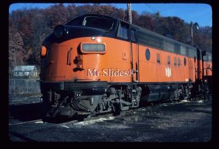 Original Slide B&LE Bessemer & Lake Erie Clean F7A 728 In 1979 AT 