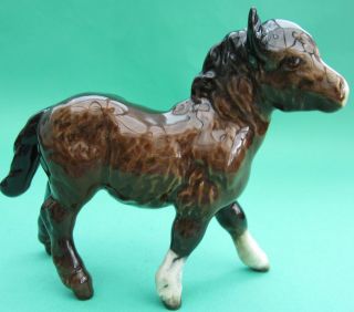 BESWICK POTTERY HORSE SHETLAND FOAL MODEL 1034 ORNAMENT FIGURE