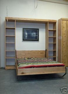 Murphy Bed Combination With Side Cabinets (Full)