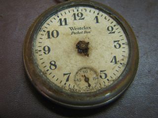   POCKET BEN WATCH Parts Only DOES NOT RUN/WORK Antique PAT 1908
