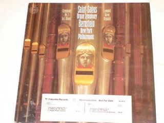 LEONARD BERNSTEIN/ LEONARD RAVER Saint Saens Organ Symphony 