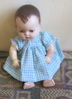 Ideal 1959 1962 Betsy Wetsy doll, Molded hair, sleepy eyes, open 