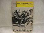 Playbill Vintage Cabaret   Haworth, Gilford, Convy   w/Insert   Mar 