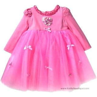 NWT Biscotti Baby Ballerina Amore Tulle Dress w/ Rosette (By Kate Mack 