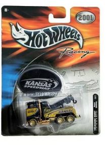 Hot Wheels Racing 2001~TREASURE HUNT~Kansas Speedway Rig Wrecker #7 of 