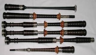 New McCallum African Blackwood AB4 Mopani Zoomorphic Bagpipes Sticks 