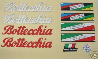 Bottecchia late script or block set of decals vintage
