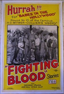 FIGHTING BLOOD 23 LB 1 SH ~ RARE ROUND 10 OF BOXING SERIAL BABES IN 