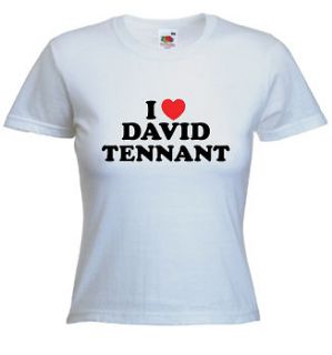 Love David Tennant T Shirt   You Can Choose Any Name
