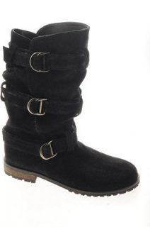 Urban Outfitters Ecote Black Suede Womens Mid Calf Boot 8.5 NIB $ 