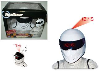Top Gear   Stig Helmet Projection Alarm Clock   Brand New in its 