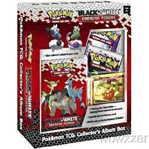Pokemon Black+White Emerging Powers Collectors Album Box w/Packs+ 