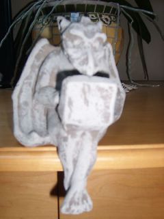 Concrete Gargoyle With Laptop Computer Statue, NEW, Never used. CYBER 