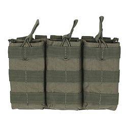 MOLLE GEAR TRIPLE OPEN TOP MAGAZINE POUCH VOODOO TACTICAL