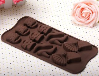   Fan   Xmas Chocolate Mould Cake Pan Candy Jelly Muffin Ice Mold Soap B