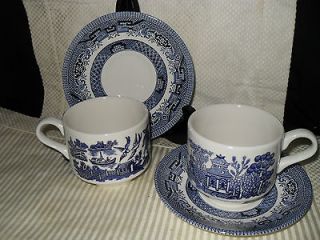 blue willow saucers in Blue Willow