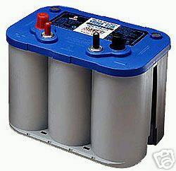 D34M Deep Cycle Marine Battery, NEW by Optima Blue Top